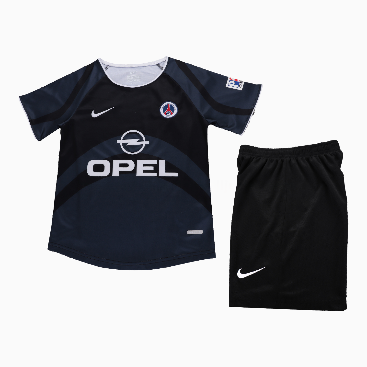 Retro Paris Saint-Germain PSG 2001-02 Third Kids Kit - UnitedFutballJersey