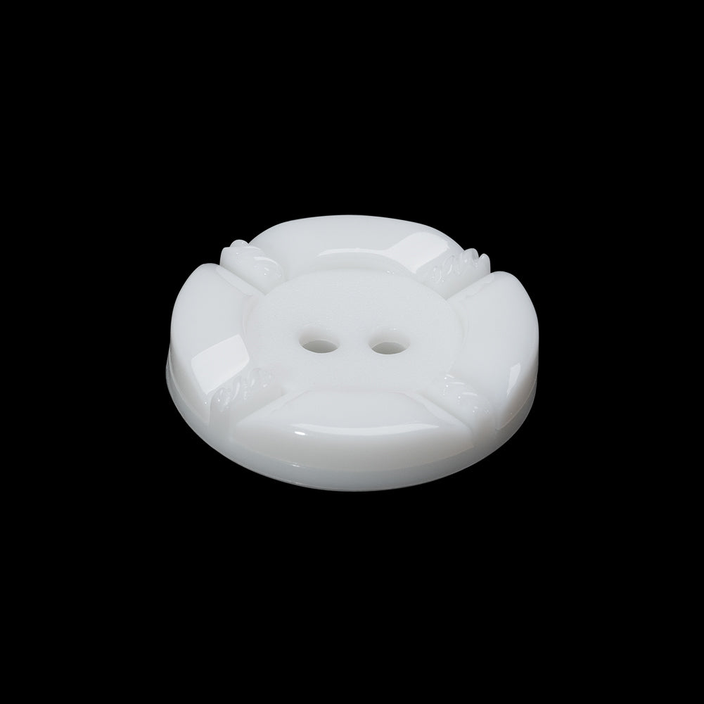 Plastic 2-Hole Button - 36L/23mm - White Decorative Ropes 2-Piece - Joann Fabrics