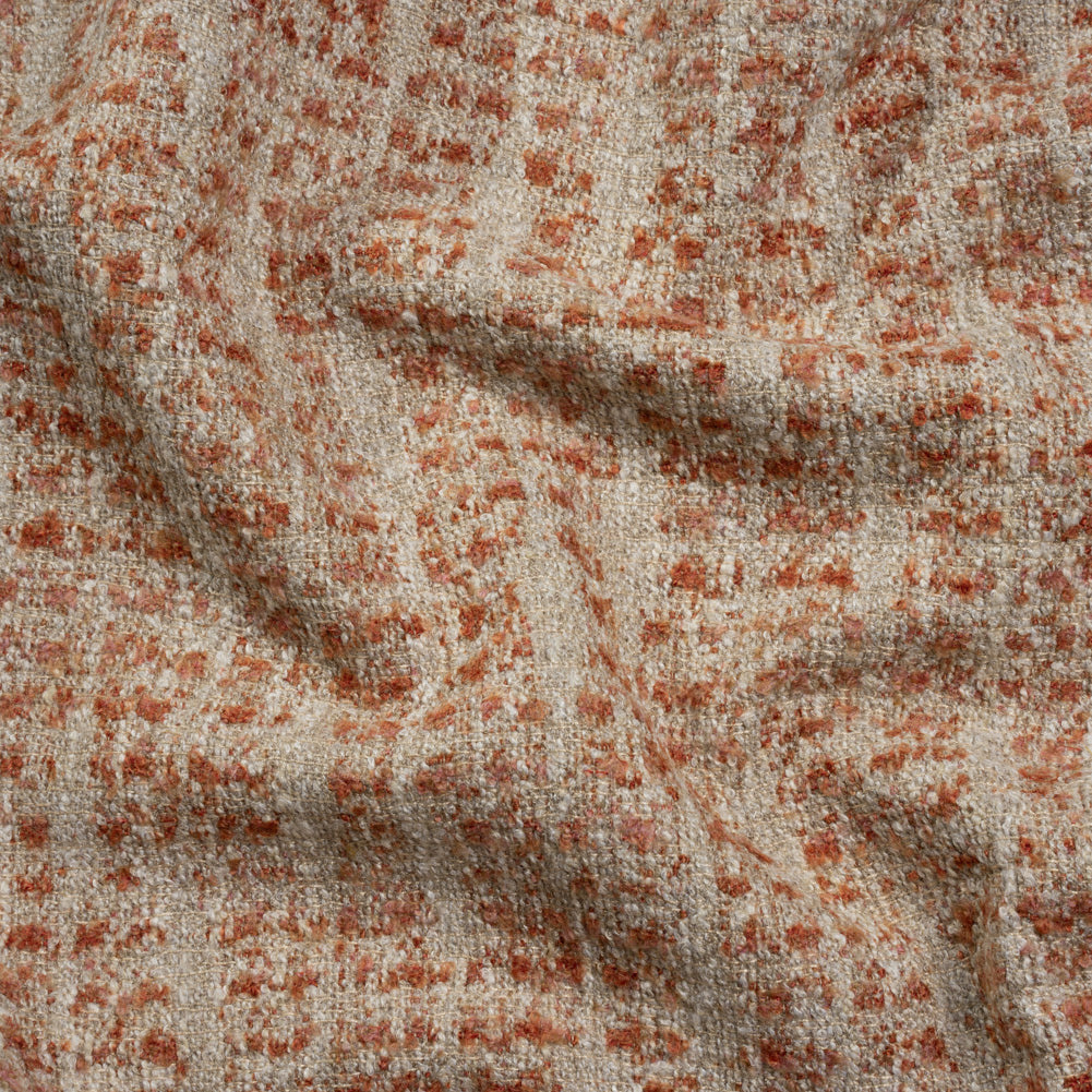 Tweedy Upholstery Boucle - Ruby - Torlea Collection - Joann Fabrics