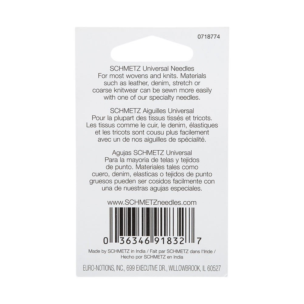 Schmetz Universal Machine Needles - 70/10 - 10 ct - Joann Fabrics