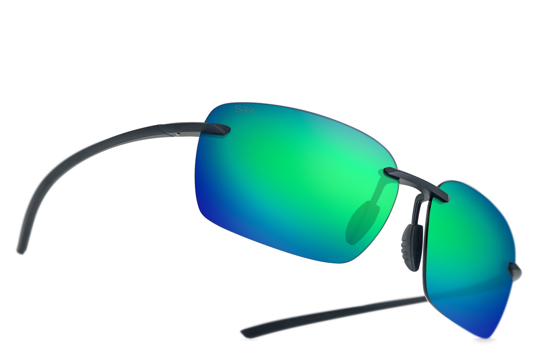 Huron Matte Black – Emerald Polarized