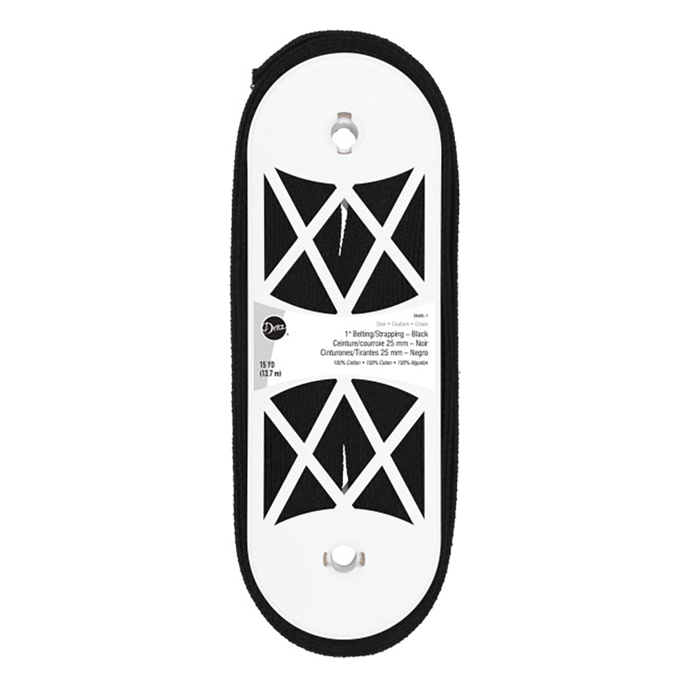 Dritz Cotton Belting/Strapping - Black - 1