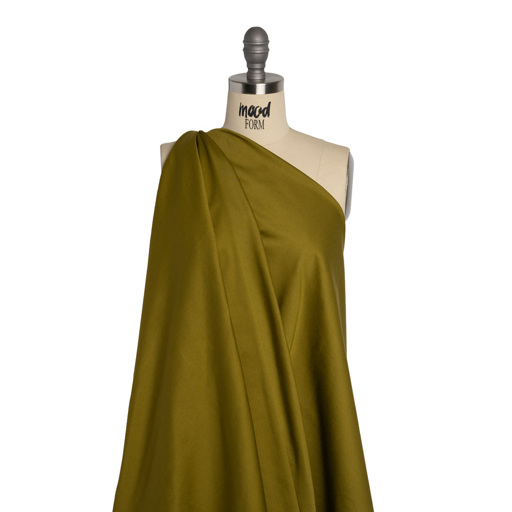 Stretch Cotton Sateen - Olive Green - Mood Exclusive Carlos Collection - Joann Fabrics