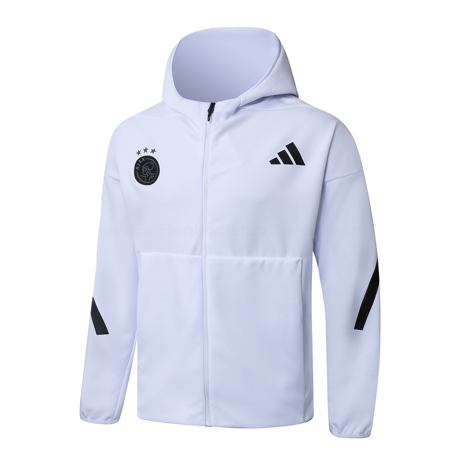 Ajax 25-26 Training Hoodie Set - White Hoodie and White Pants - UnitedFutballJersey