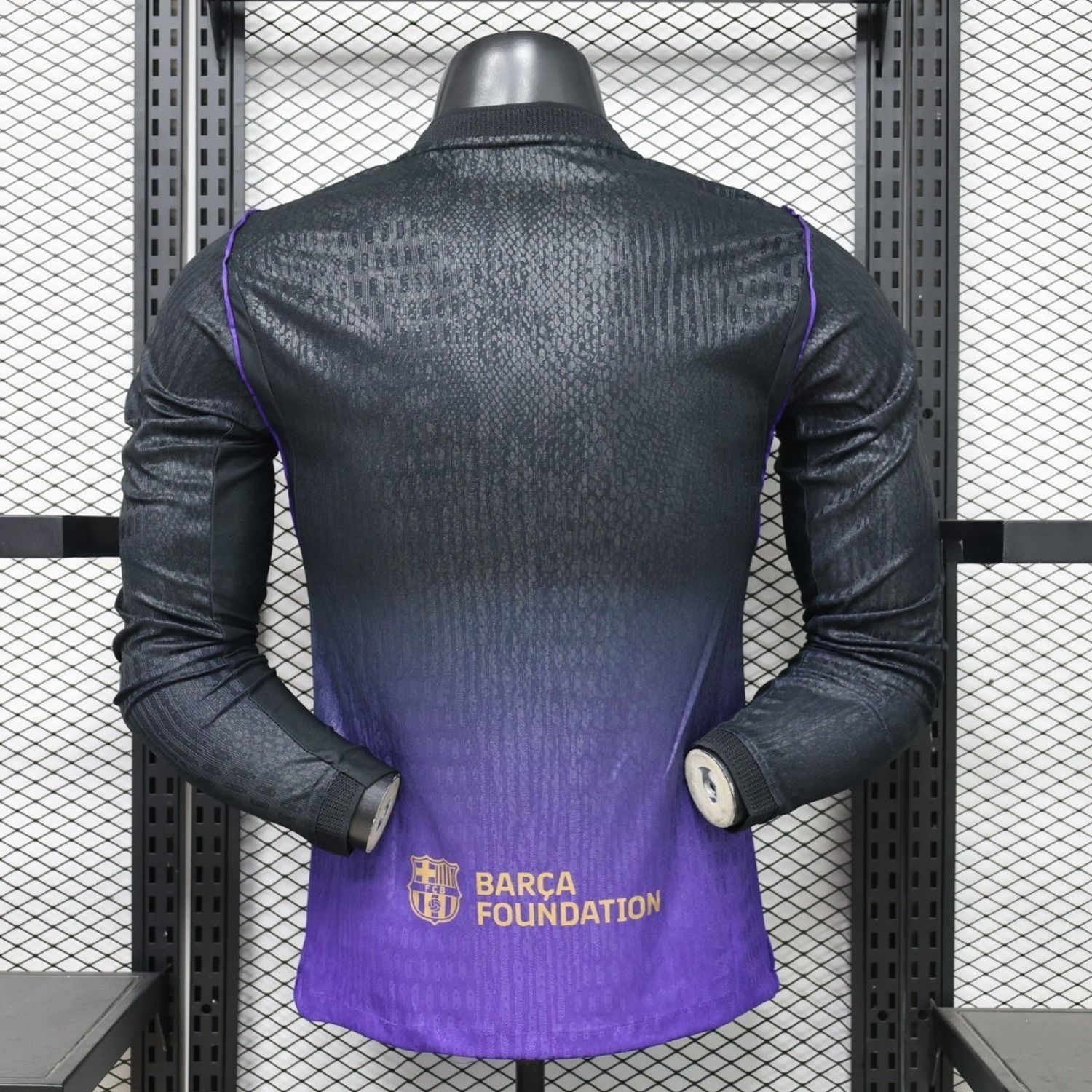 Barcelona 26-27 Away Long Sleeves Jersey - Player Version - UnitedFutballJersey
