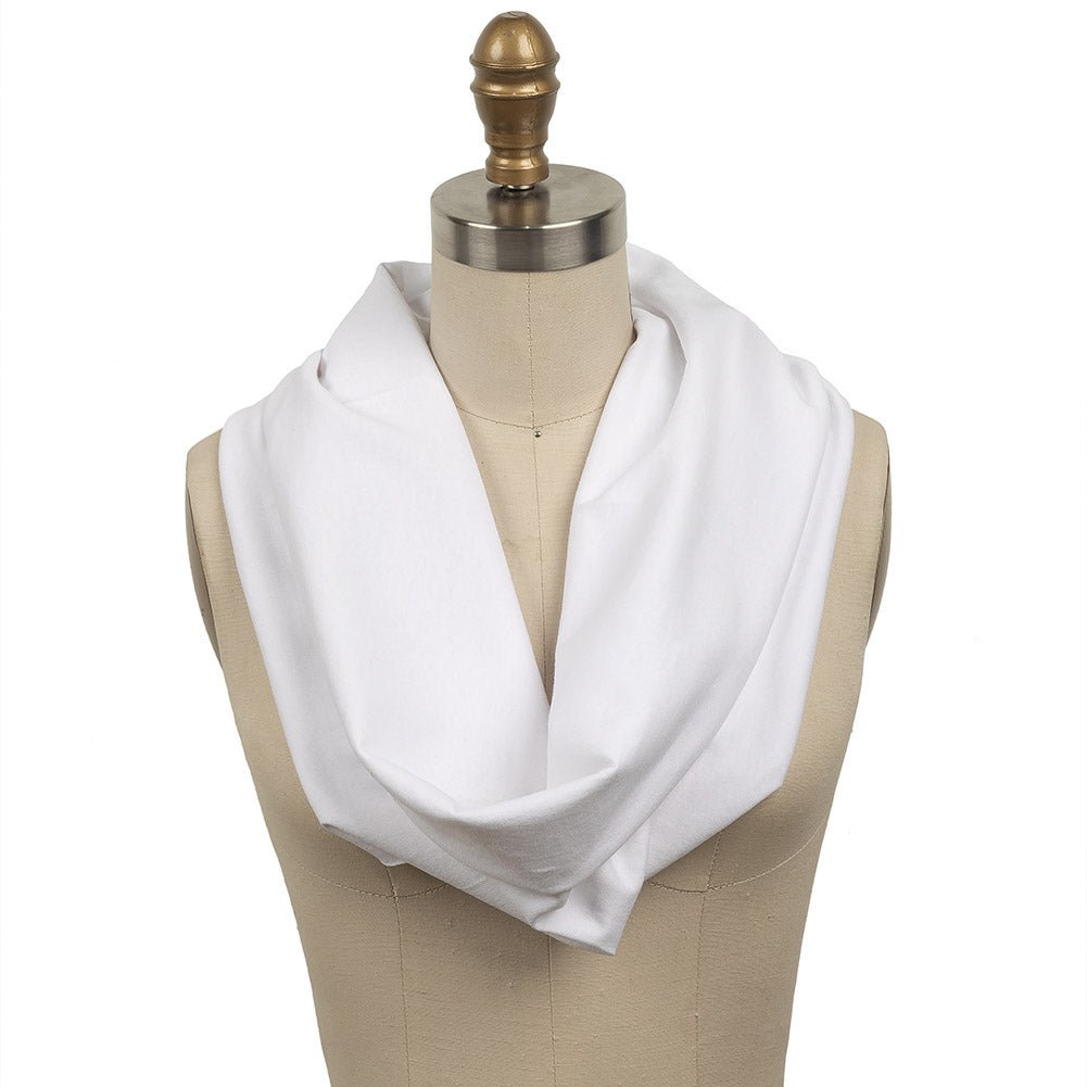 White Cotton Tubular Jersey - Joann Fabrics