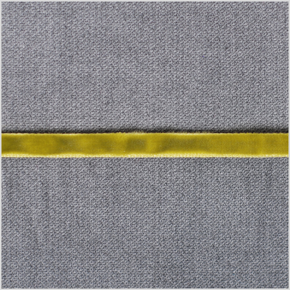 Lime Green Double Face Velvet Ribbon - 1/8