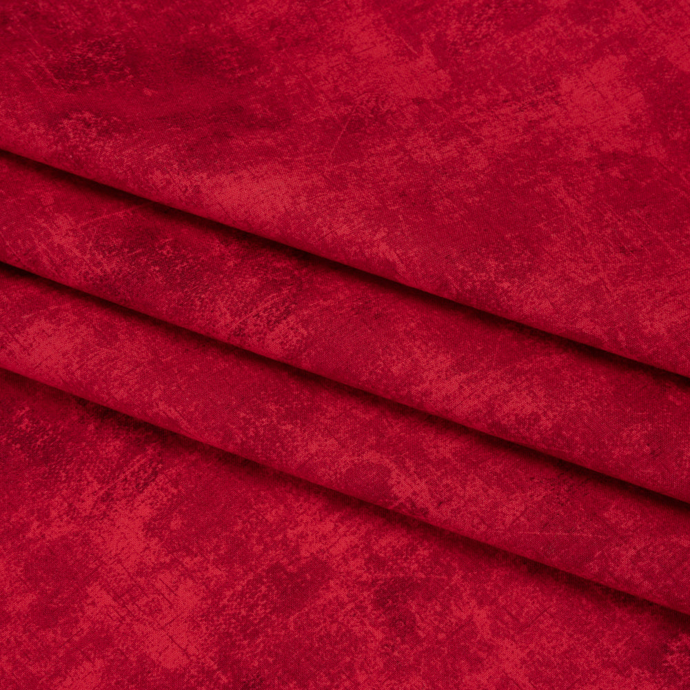 Printed Quilting Cotton by Northcott - Cherry Painterly Texture - Canvas Collection - Joann Fabrics