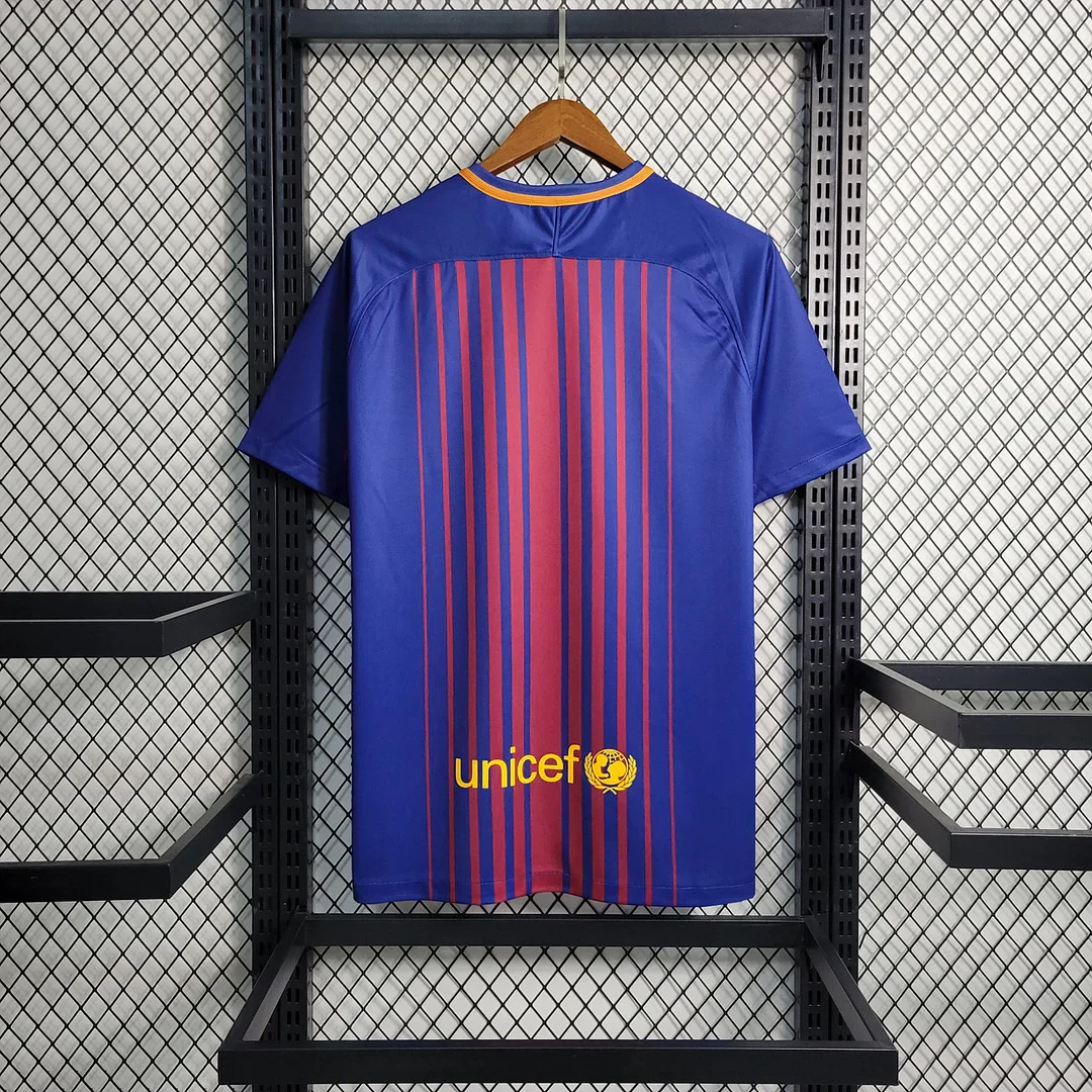2017/2018 Retro Barcelona Home Jersey