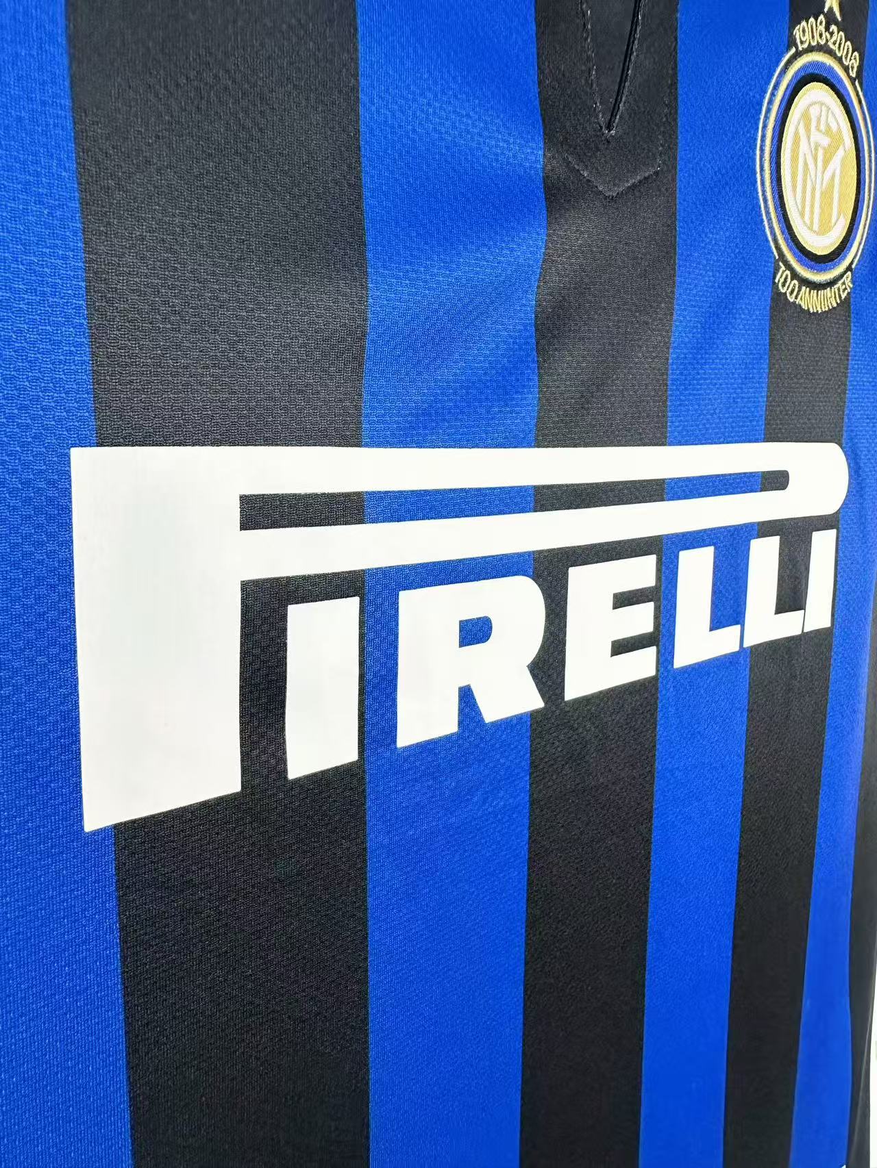 2007/2008 Retro Inter Milan Home Euro Football Jersey 1:1 Thai Quality