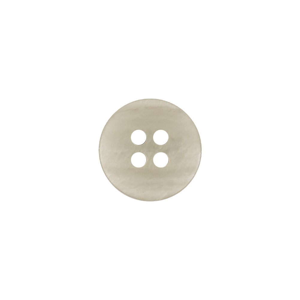 Italian Light Gray and White Striated 4-Hole Plastic Button - 20L/12.5mm - Joann Fabrics