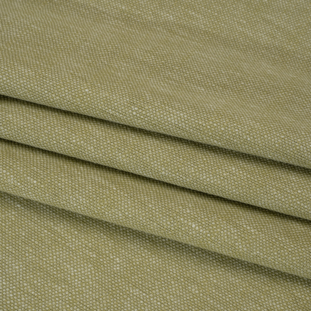 Linen Look Recycled Polyester and Cotton Woven - Pistachio - British Imported - Joann Fabrics