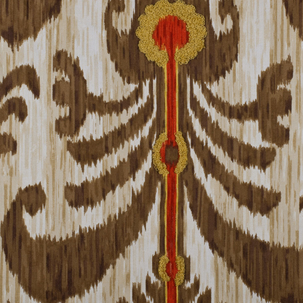 Brown & Red Porcini Ikat Prints - Joann Fabrics