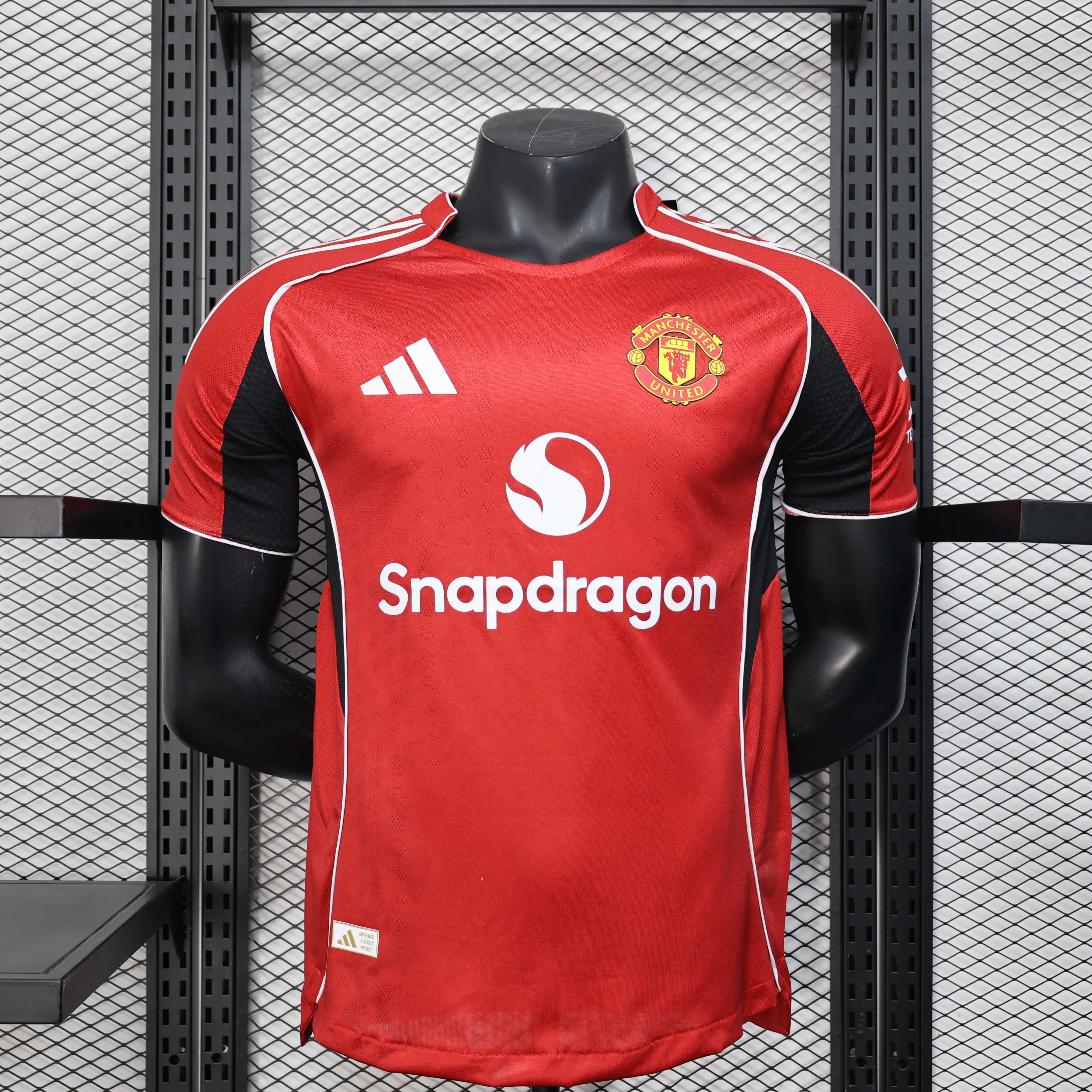 2025/2026 Player Version Manchester United Home 01 Football Shirt 1:1 Thai Quality