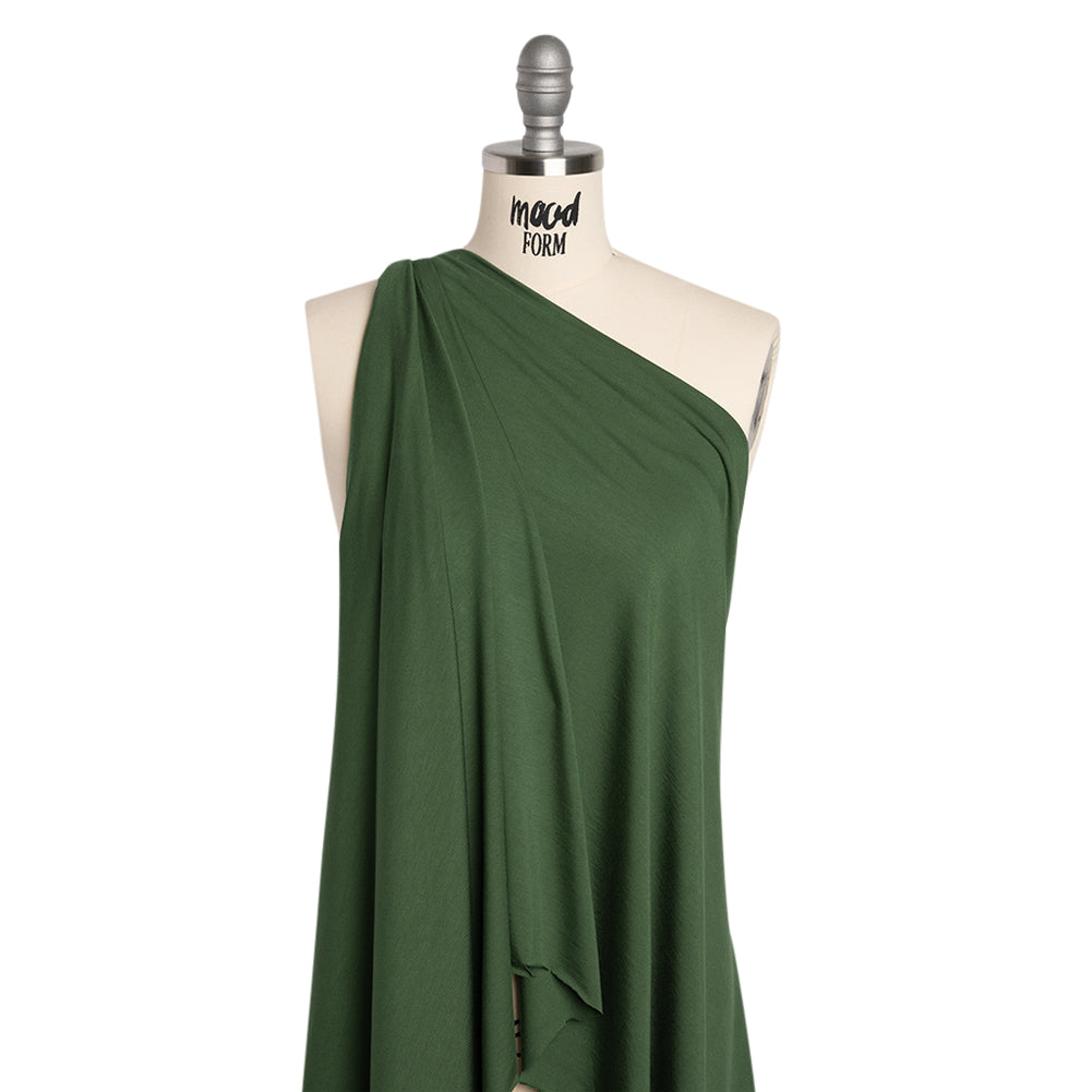 Stretch Bamboo Jersey - Green - Willow Collection - Joann Fabrics