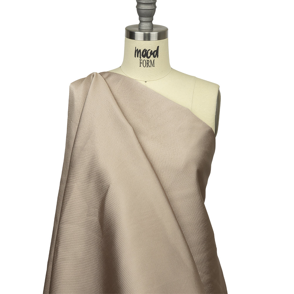 Olwyn Metallic Black and Beige Double Faced Luxury Mikado - Joann Fabrics