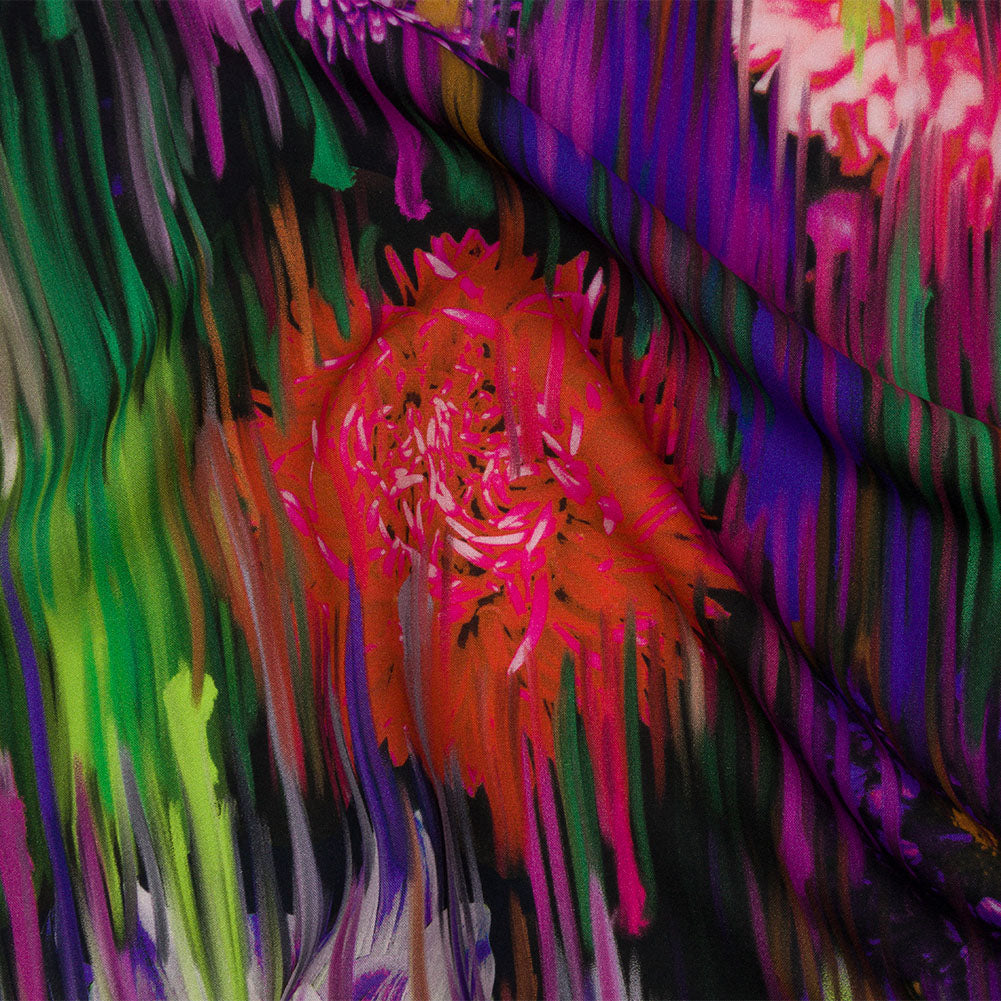 Mood Exclusive Large Chrysanthemum Stream Supple Viscose Woven - Joann Fabrics