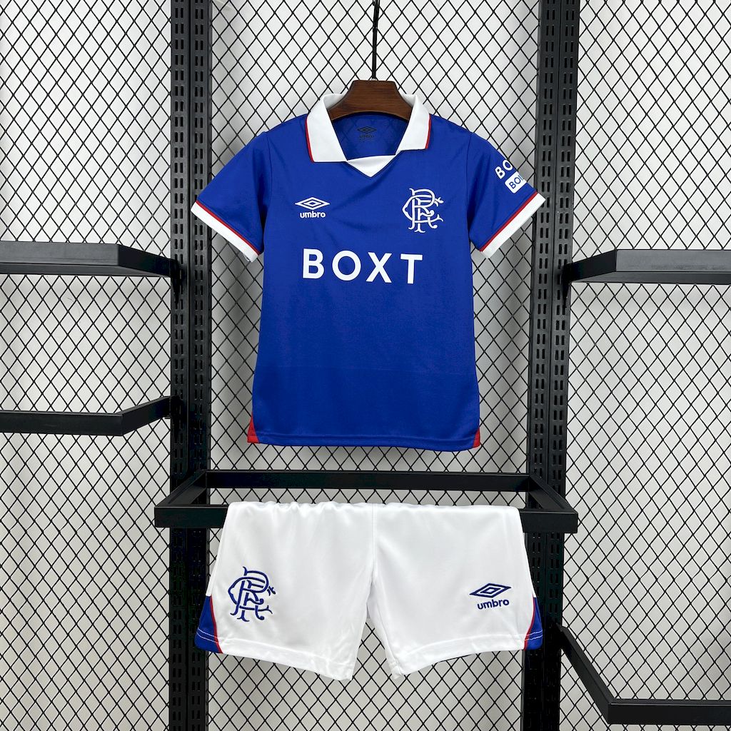 2025/2026 Rangers Home Football Shirt 1:1 Thai Quality Kids Size