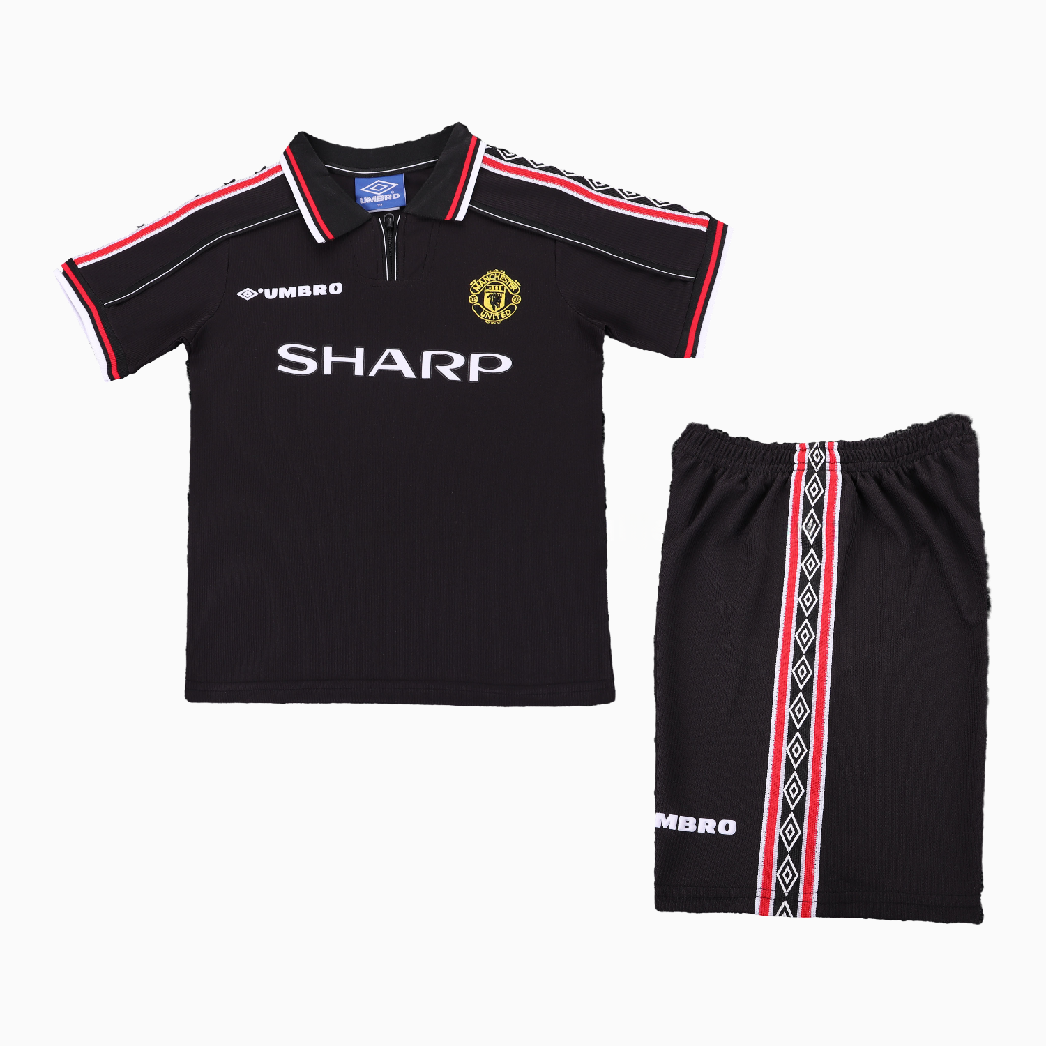 Retro Manchester United 1998-99 Away Kids Kit - UnitedFutballJersey