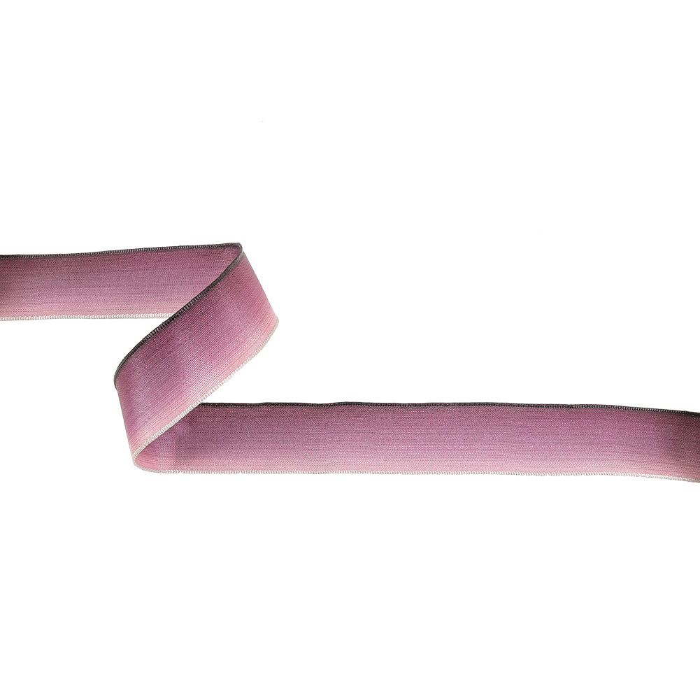 Plum Ombre Woven Ribbon with Wired Edges - 0.875