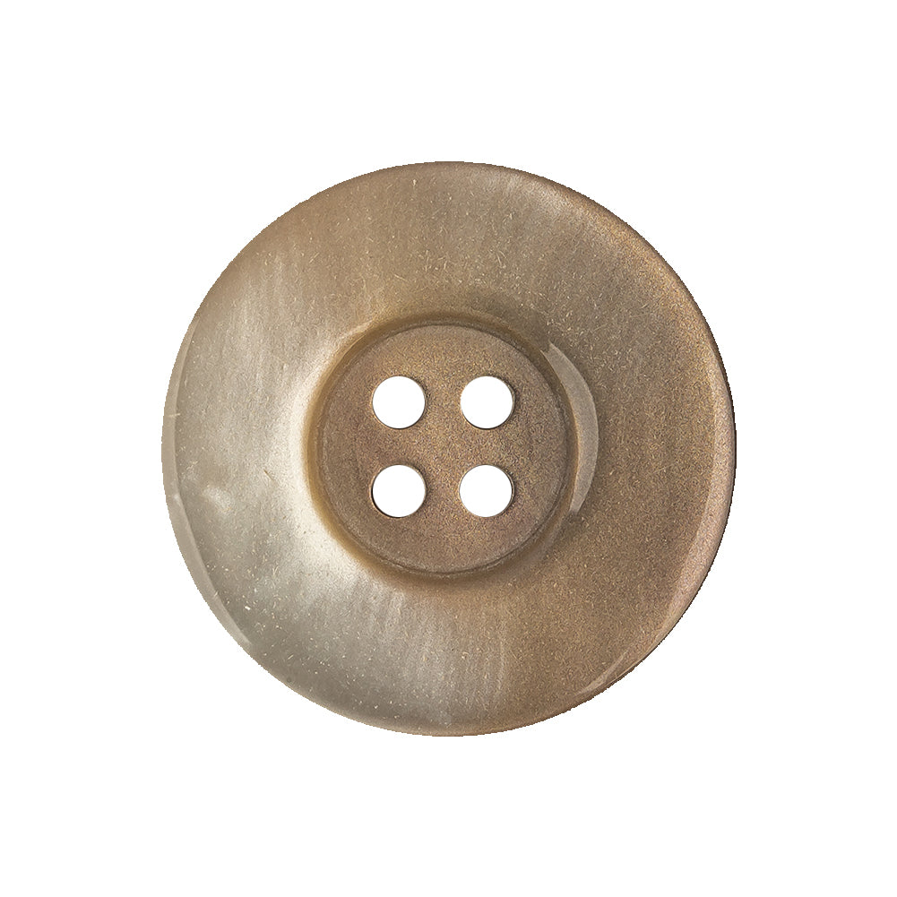 Iridescent Doe and Suntan Ombre 4-Hole Dish Style Jacket Button - 40L/25.5mm - Joann Fabrics