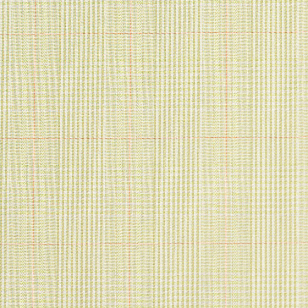 Kiwi Green and Off-White Plaid Cotton Blend Suiting - Joann Fabrics