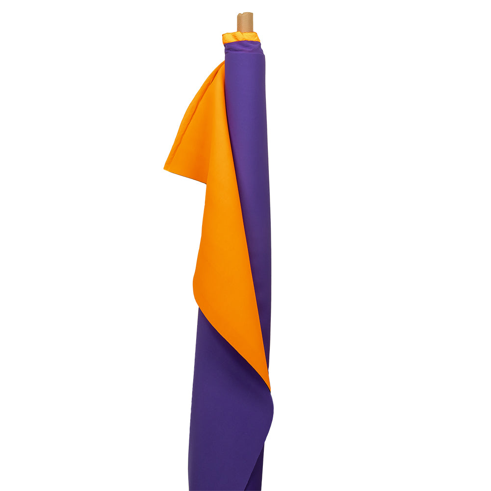 Double Faced Stretch Neoprene 3yd Bundle - Carrot and Imperial Purple - Wave Collection - Joann Fabrics