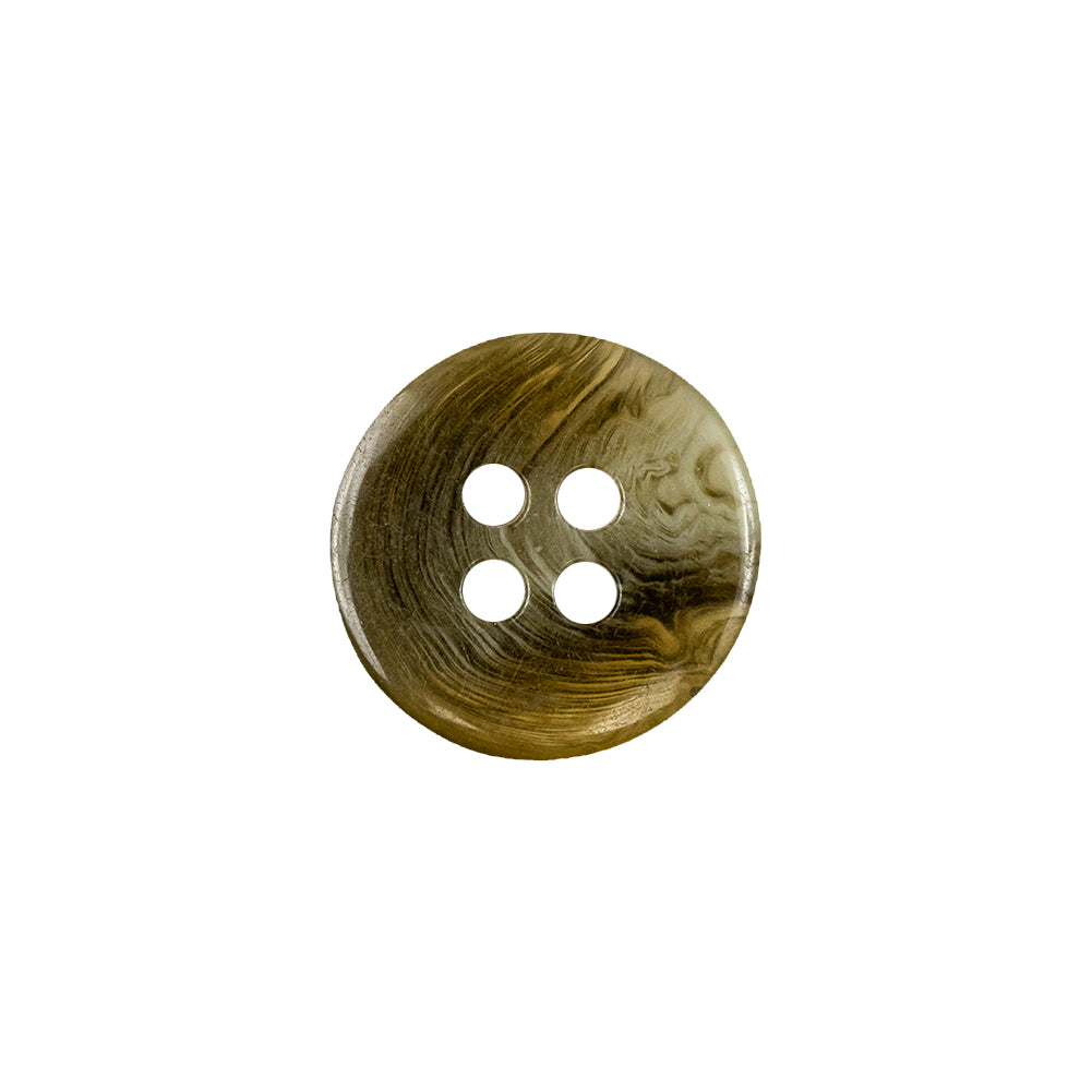 Sandstone Amber and Dried Herb Swirl 4-Hole Low Convex Plastic Button - 24L/15mm - Joann Fabrics