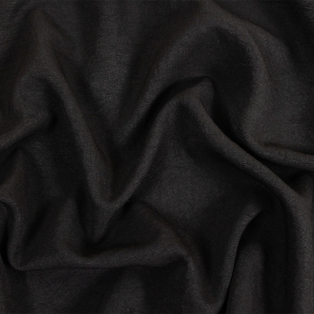 Black Wrinkled Look Stretch Polyester Woven - Joann Fabrics