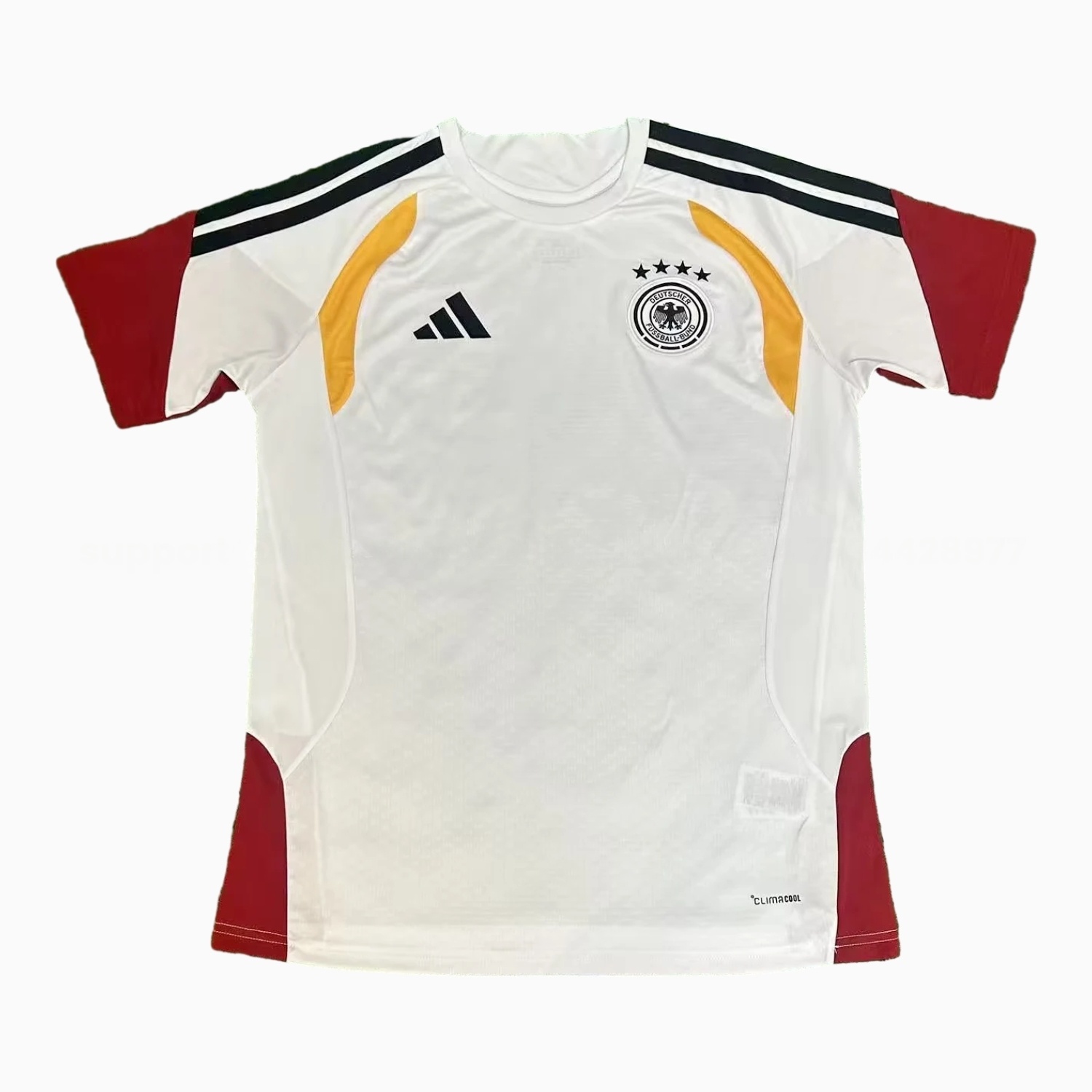 Germany 2026 White Pre-Match Training Jersey - Fans Version - UnitedFutballJersey