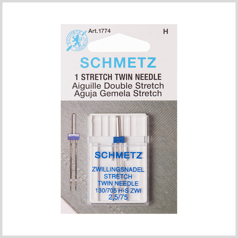 Schmetz Stretch Twin Machine Needle - 2.5/75 - 1 ct - Joann Fabrics