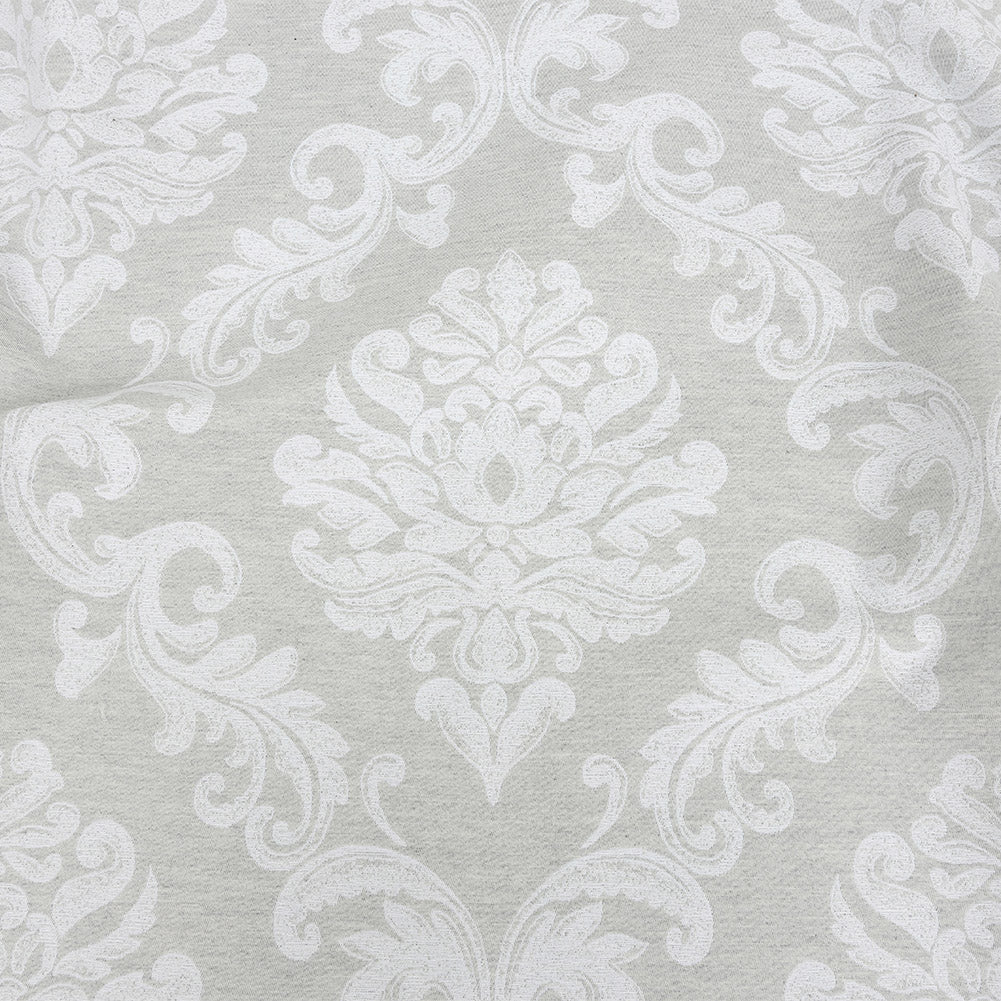 Gray and White Damask Double Wide Drapery Jacquard - Joann Fabrics