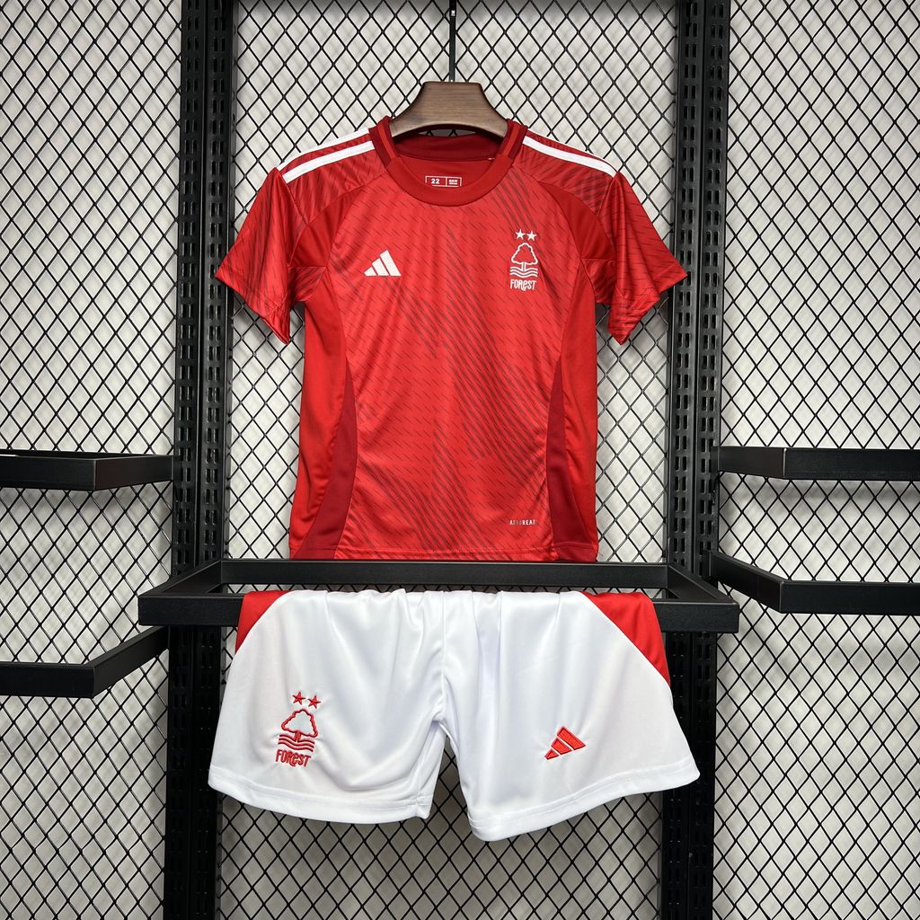 2024/2025 Nottingham Forest Home Soccer Jersey Kids Size 1:1 Thai Quality