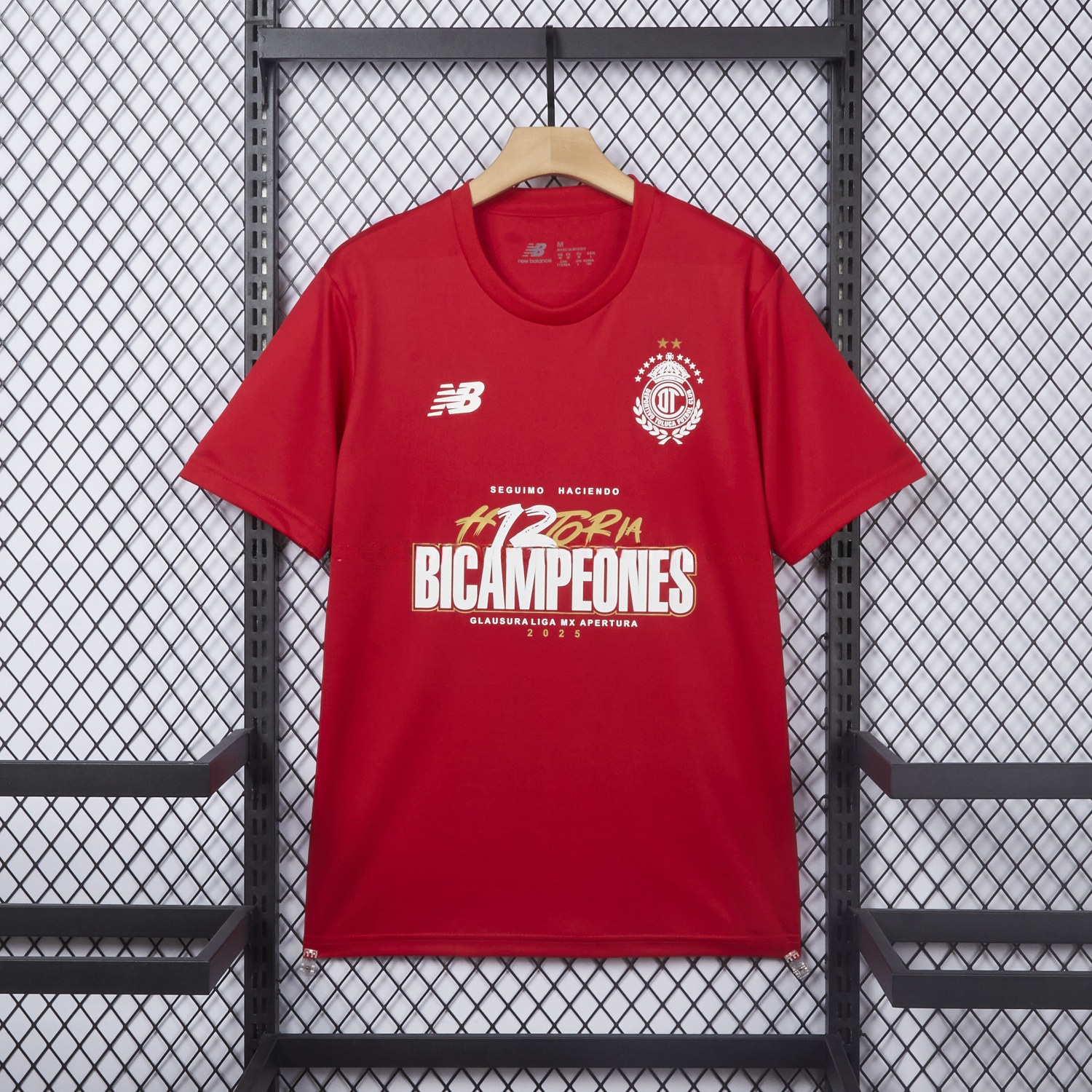 Toluca 25-26 Red Champion Commemorative Jersey - Fans Version - UnitedFutballJersey