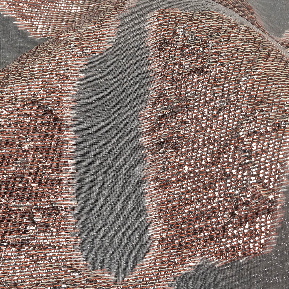 Metallic Rose Pink Animal Spots Luxury Burnout Brocade - Joann Fabrics