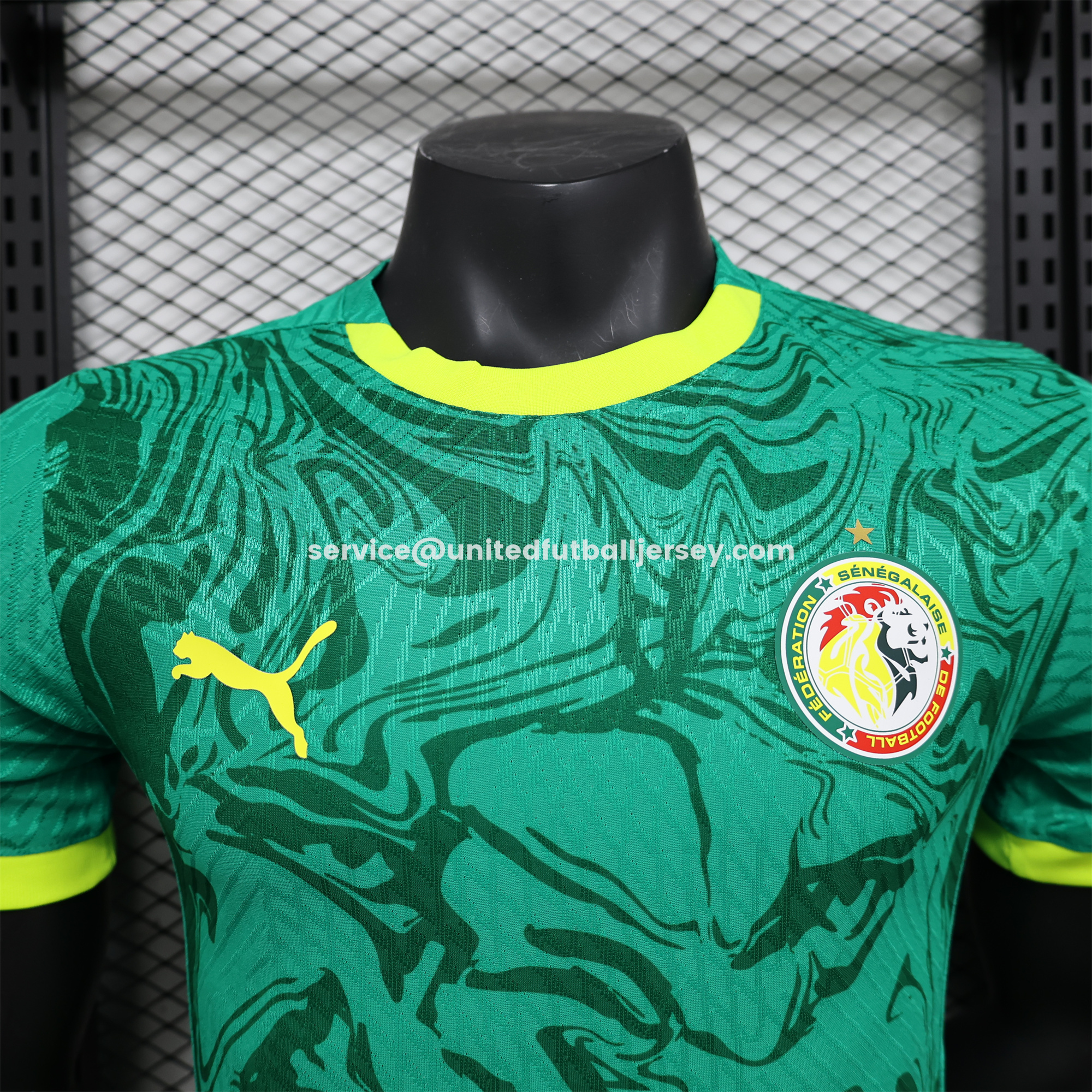 Senegal 2026 Away Double Stars Jersey - Player Version - UnitedFutballJersey