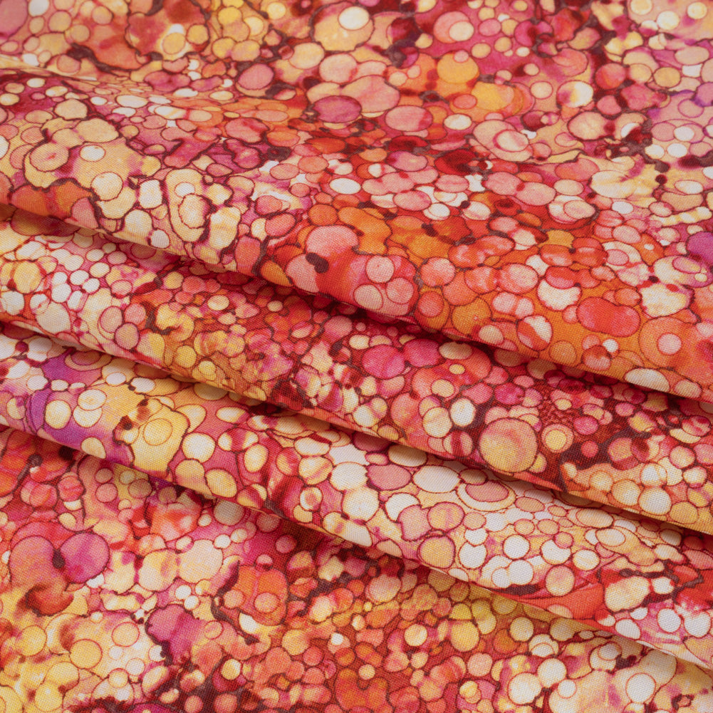 Printed Quilting Cotton by Northcott - Tahitian Sunset Bubbles - Bliss Collection - Joann Fabrics