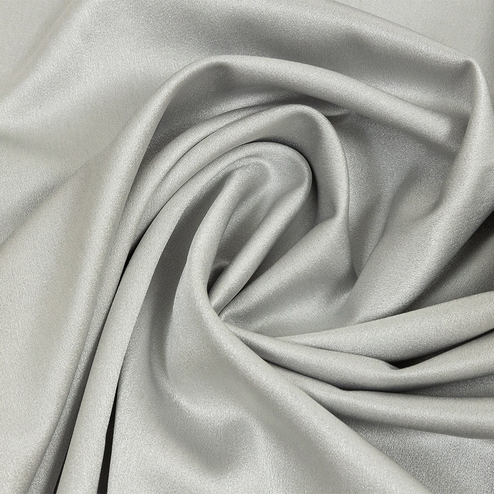 Lux Polyester Crepe Back Satin - Gray - Isla Collection - Joann Fabrics