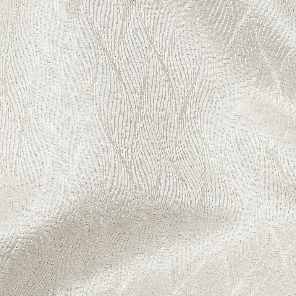 Drapery Jacquard - Ivory Flowing Leaves - British Imported - Joann Fabrics