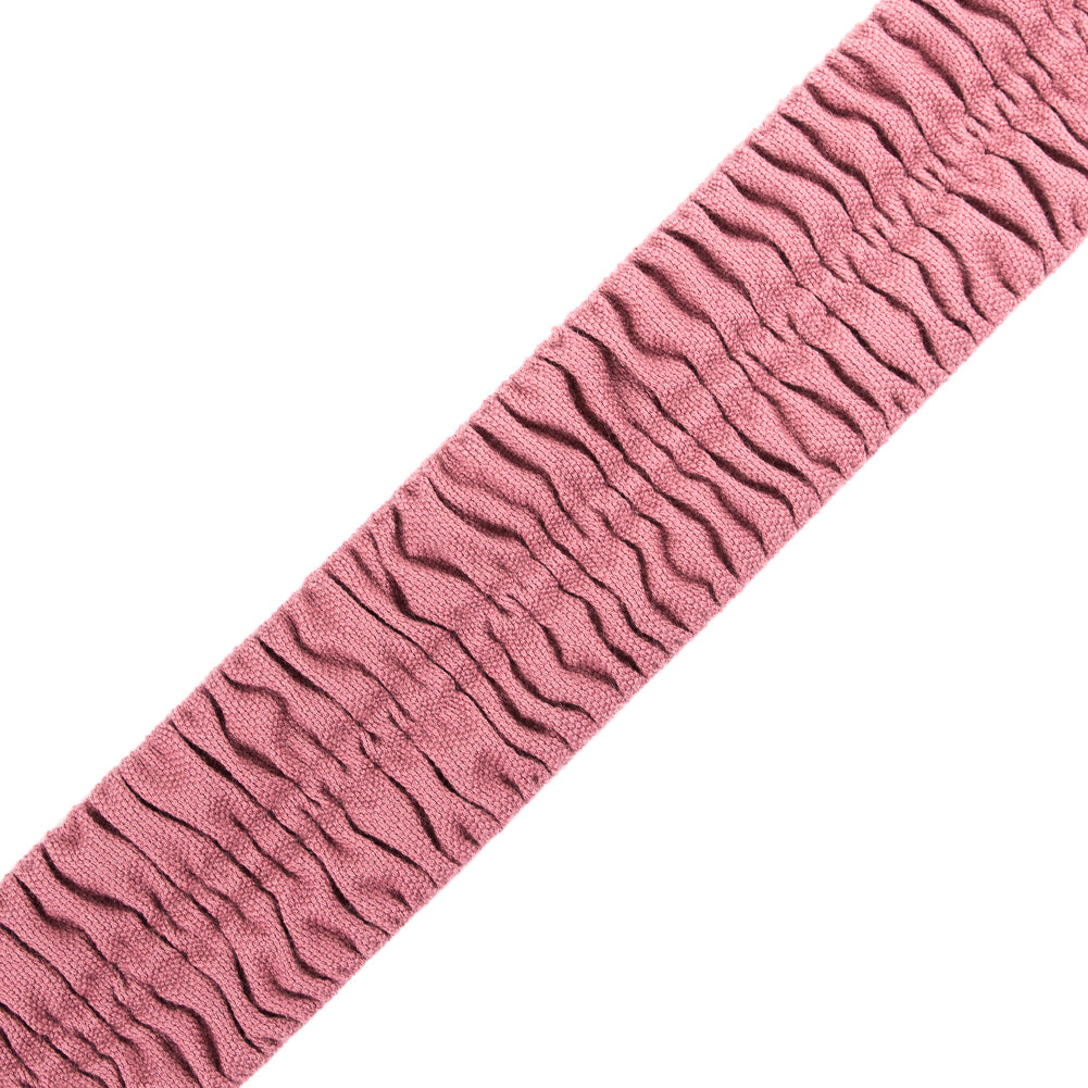 Italian Rose Ruched Stretch Wool Trimming - 2.375