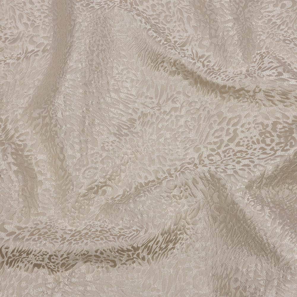 Drapery Jacquard - Ivory Running Leopard - British Imported - Joann Fabrics