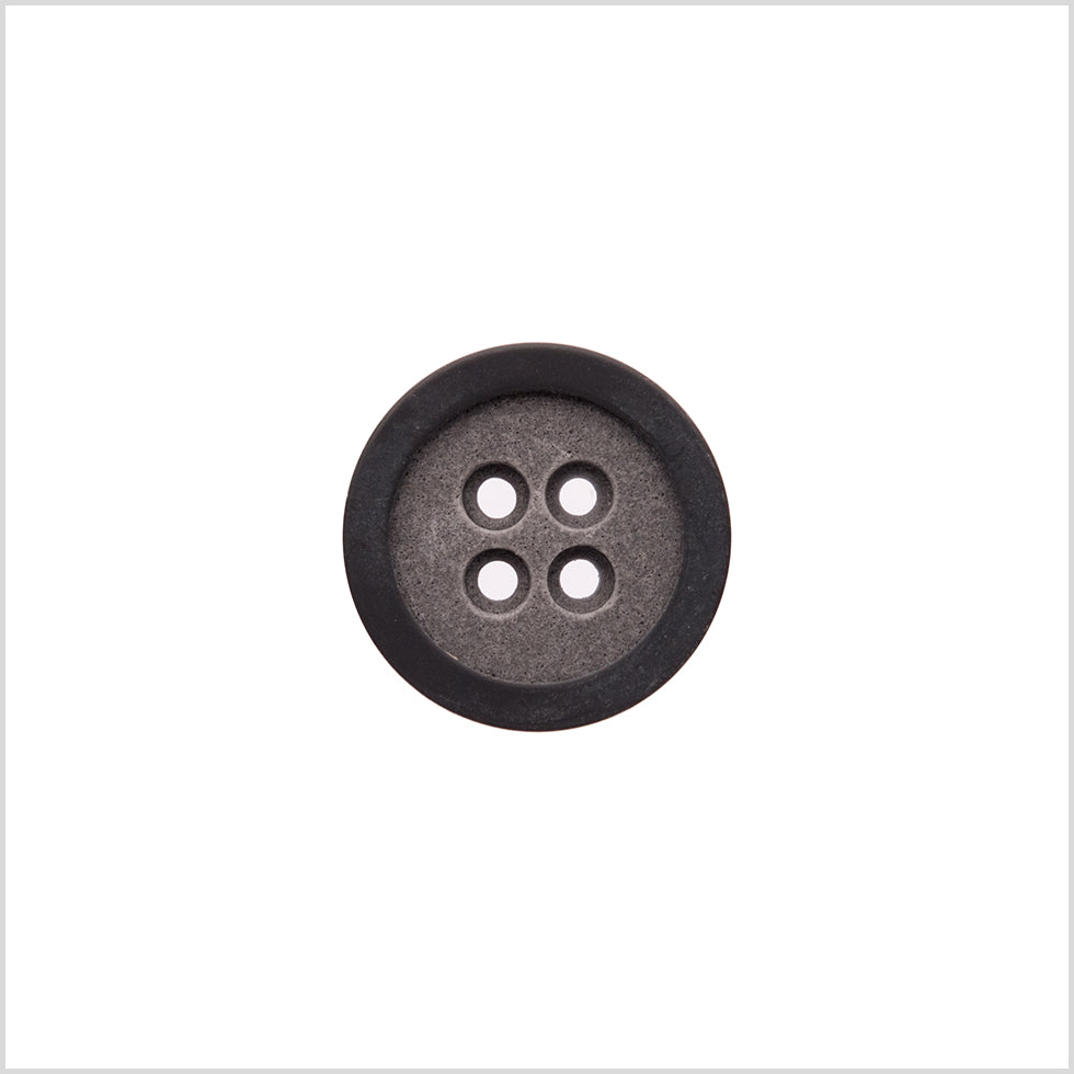 Rimmed Gray 4-Hole Button - 32L/20mm - Joann Fabrics