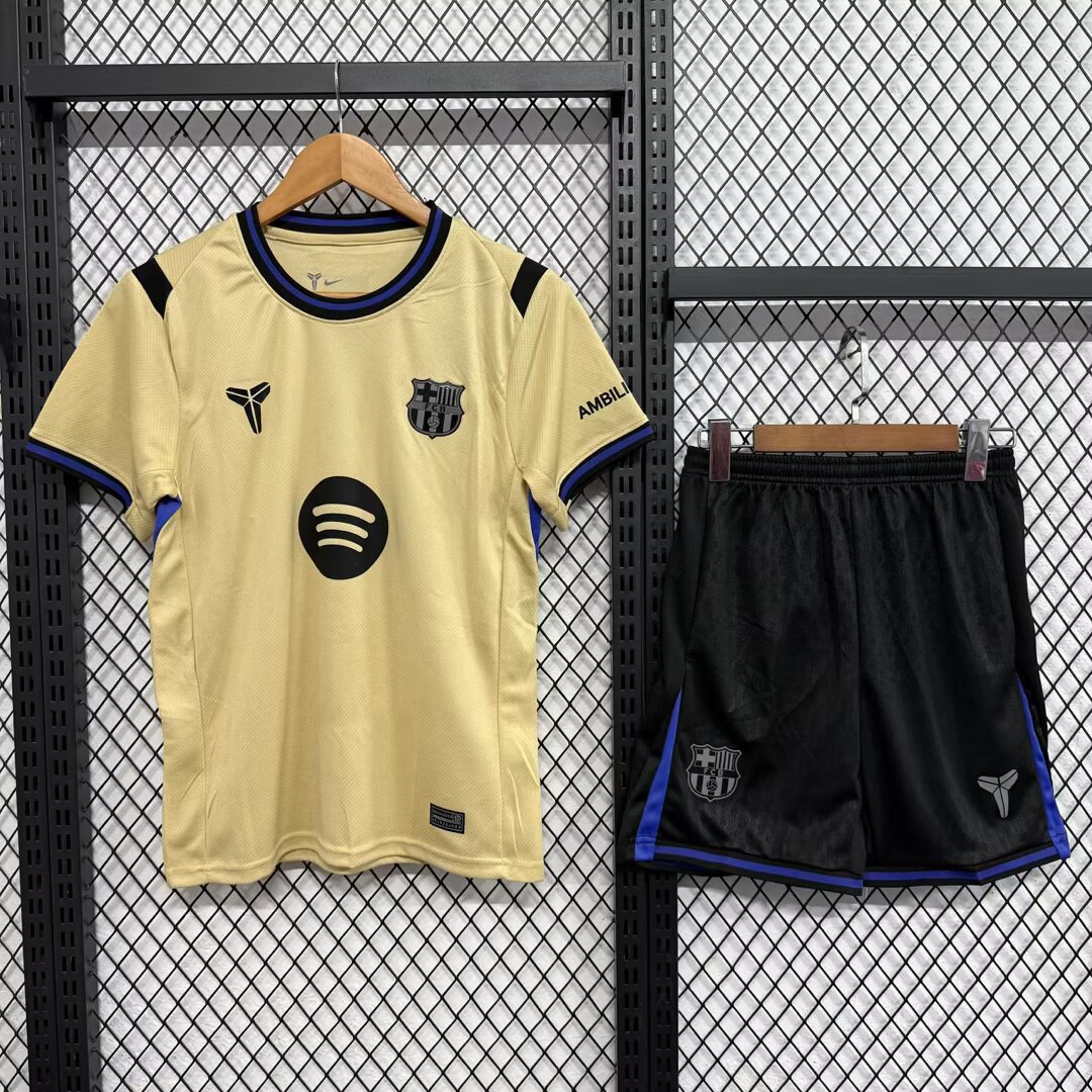 2025/2026 Barcelona Away Football Jersey 1:1 Thai Quality Kids Size
