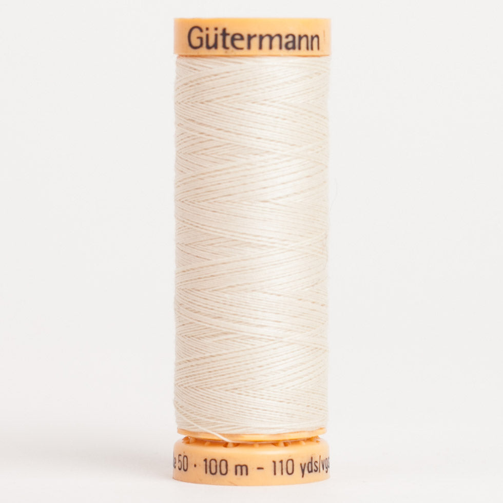 Gutermann Cotton Thread 100m - 1320 Cream - Joann Fabrics