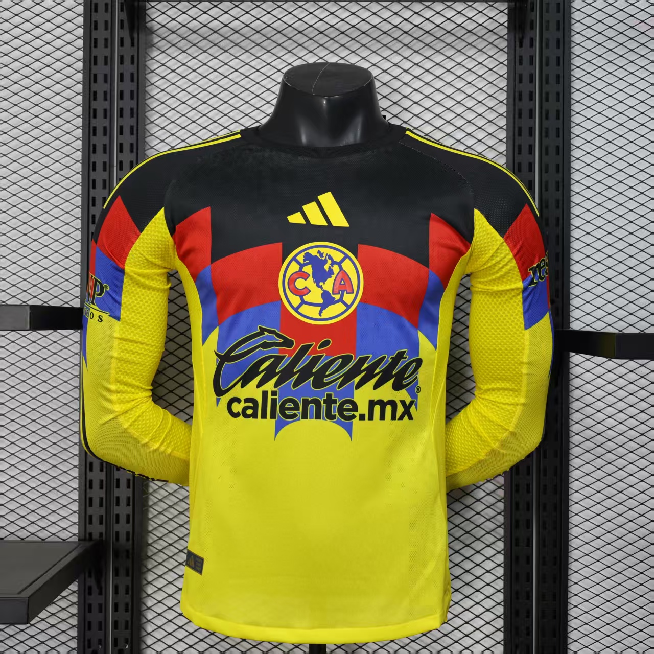 2025/2026 Long Sleeve Player Version Club América Home Football Jersey 1:1 Thai quality