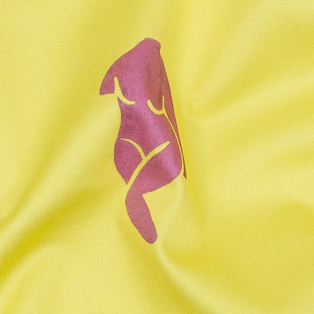 Mood Exclusive Yellow All Figured Out Stretch Cotton Sateen - Joann Fabrics