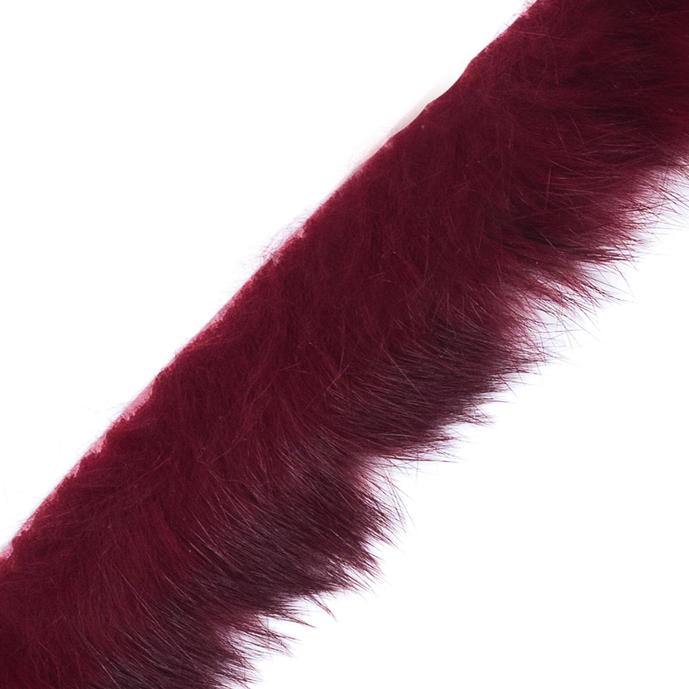 Red Rabbit Fur Trimming - 1
