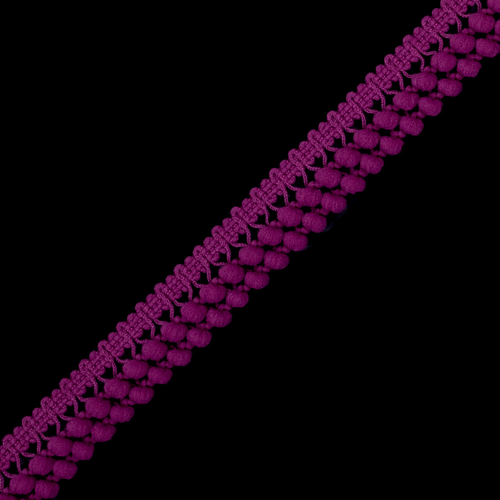 Magenta Two Row Mini Pom Pom Trim - Joann Fabrics