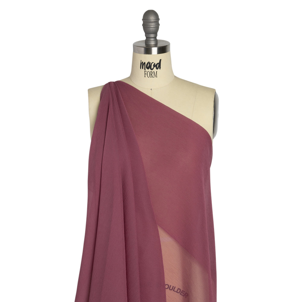 Crinkled Silk Chiffon - Crushed Berry - Premium Collection - Joann Fabrics