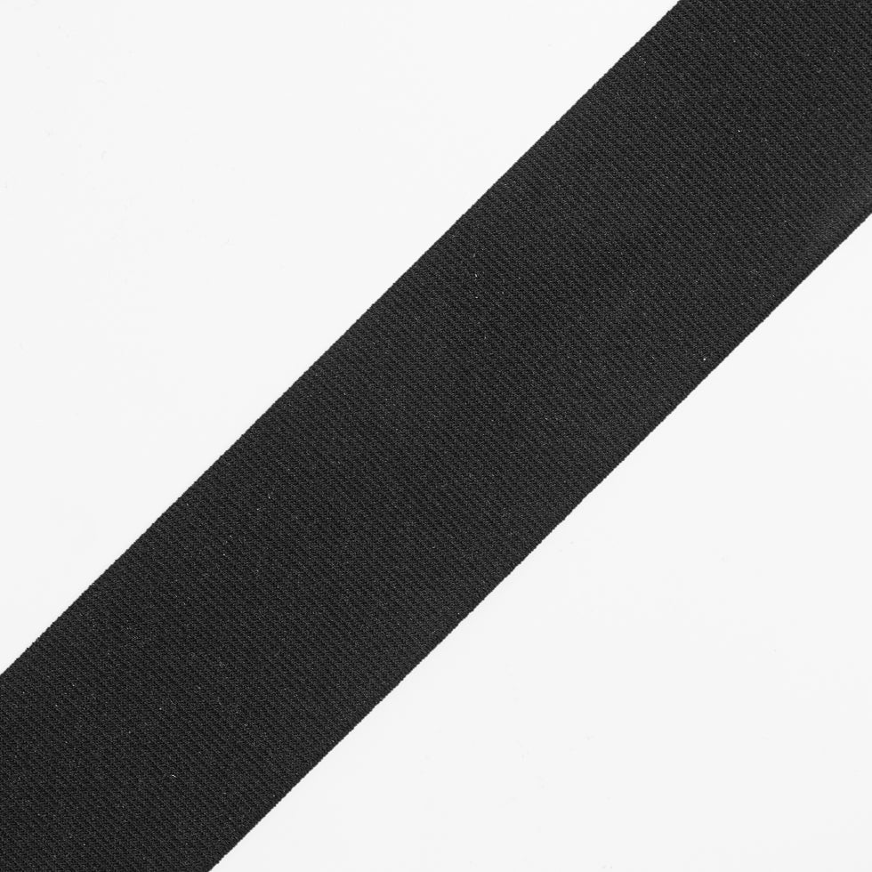 Black Stretch Grosgrain - 2